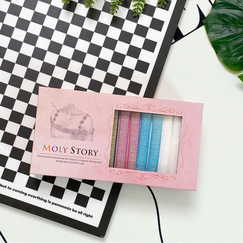 Moly Story Colorful bra straps